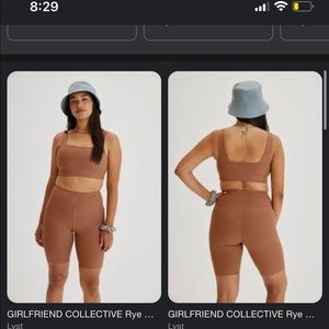 Girlfriend collective ribbed Tommy bra (rye)